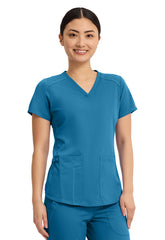 MEDCOUTURE V-Neck Shirttail Top