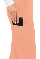 Yoga 2 Cargo Pocket Pant in Apricot Sorbet